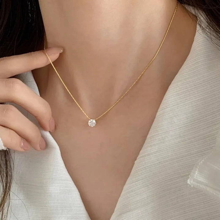 Collana in Moissanite Cléa