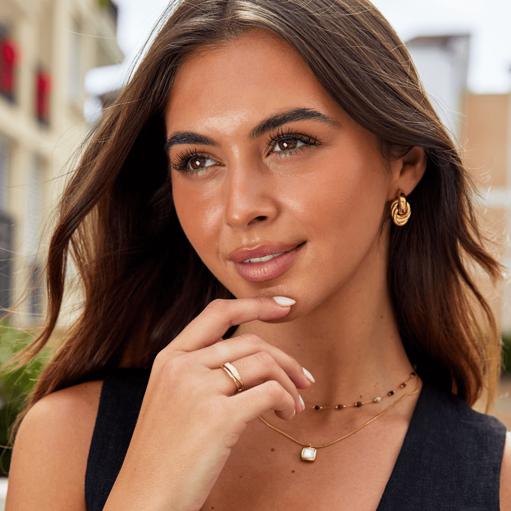 Anello Sahara d'Oro con Strati